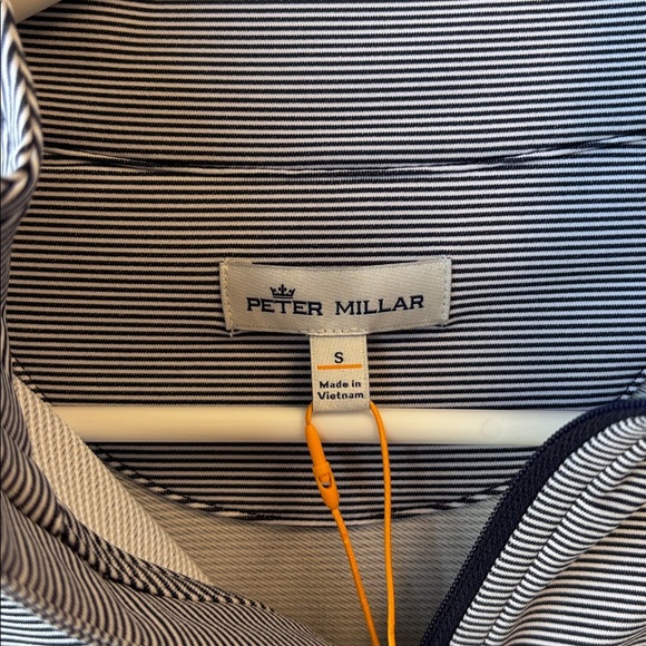 Peter Millar Light Blue Zip-Up Pullover NWT - Picture 4 of 5